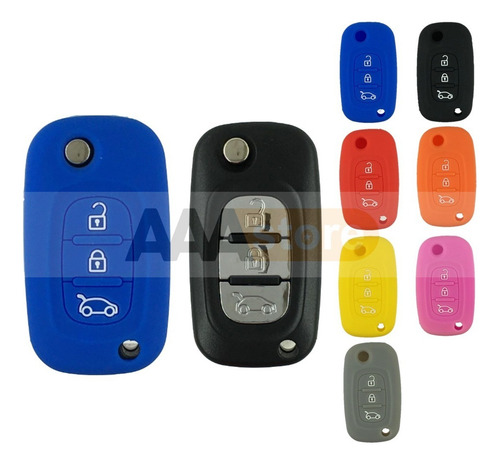 Su Funda Silicon Protector Llave Renault Fluence, Clio,