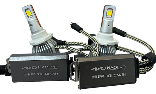 Faros Luces Led Mini S4 H4 7500lm Blanco Ambar Tres Tonos
