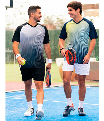 Imagen 3 de 7 de Remera Tenis Hombre Deportiva Entrenamiento Head Padel