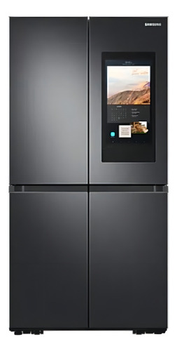Refrigerador con freezer inverter Samsung French Door RF71A9771 color black caviar con capacidad de 810L 127V