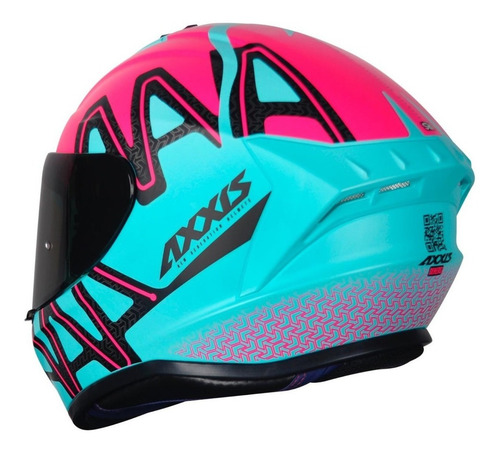 Imagem 5 de 8 de Capacete Axxis Draken Dekers Donas + Viseira Extra