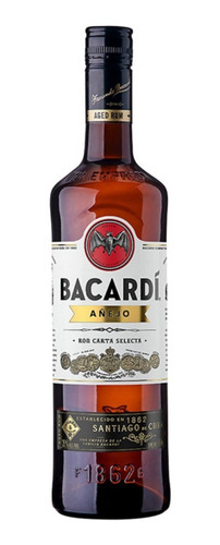 Caja De 12 Bacardí Añejo 750 Ml