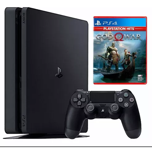 Ps4 Slim 500gb Prata Seminovo + 2 Jogos Garantia E Nota