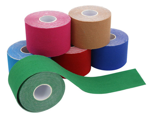 Cintas De Kinesiology Kinesio Agarre Cintas De 5 M, 6 Unidad