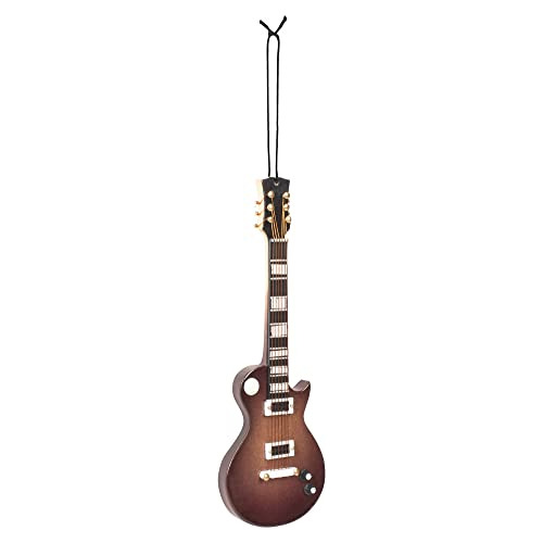 Adorno De Guitarra Eléctrica Morada De Madera 5.5 