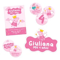 Comprar Kit Imprimible Cumpleaños Peppa Pig Personalizado