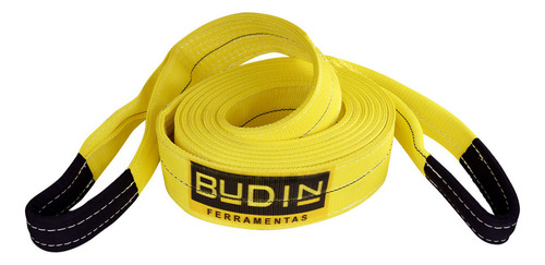 Cinta Fita Reboque Arraste 30 Toneladas 8 Mts Cor Amarelo