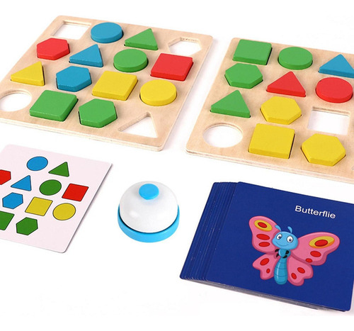 Juego De Mesa Con Forma Geométrica, Juguete Educativo Para
