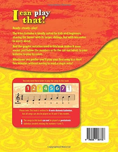 I Can Play That!: 30+ Easy Songs For The 8 Key Kalimba, De Eckhoff, Lena. Editorial Oem, Tapa Blanda En Inglés