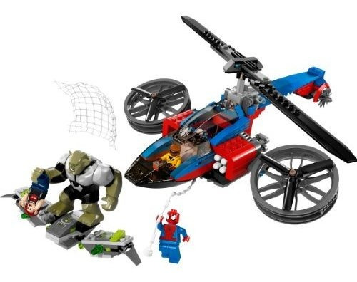 Lego Super Heroes 76016: Spider-helicopter Rescue