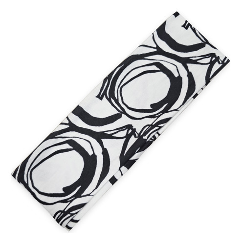 Cintillo Multiuso Elasticado Blanco Y Negro Moda