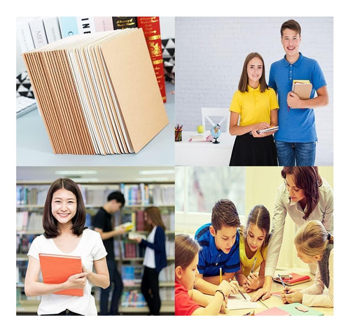 Y 24 Pack Kraft Notebook Journals Para Viajeros,
