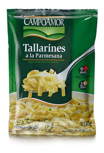 Tallarines A La Parmesana Pasta Instantánea Campoamor 145gr