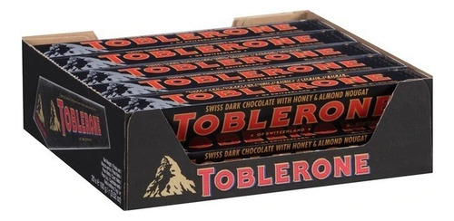 Barra De Chocolate Dark Amargo Toblerone Estilo Suizo 100 G