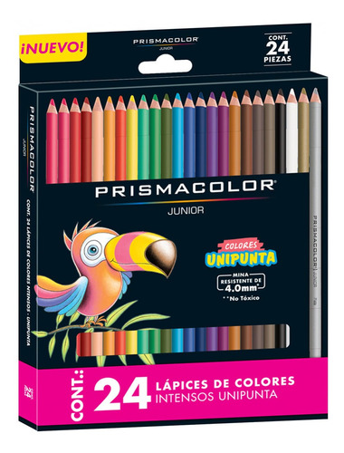 Colores De Madera Prismacolor 24 Crayones Original.