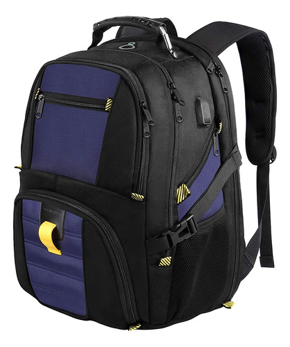 Mochila De Viaje Yorepek , Para Laptops De 17'', Azul Oscuro