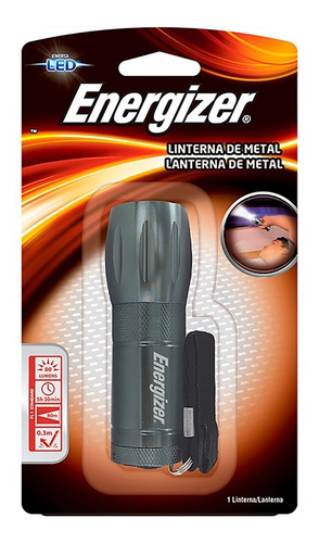Linterna Led Energizer Compacta Metalica Pilas Aaa Garantia