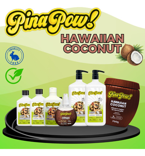 Shampoo Hidratante Coco Pinapow 300ml