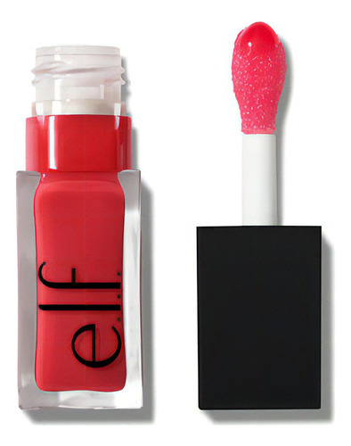 Óleo labial Elf Glow Reviver Tono Red Delicious 7,6 ml Acabado Brillante Color Rojo