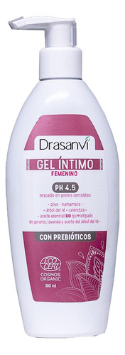 Gel Íntimo Femenino Orgánico Prebióticos Ph 4.5 - 300 Ml
