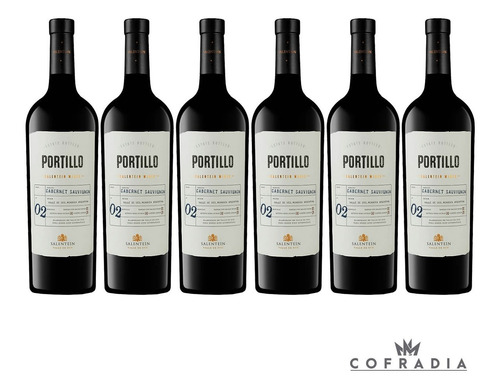 Vino Portillo Cabernet Sauvignon 750ml Caja X 12 Unidades