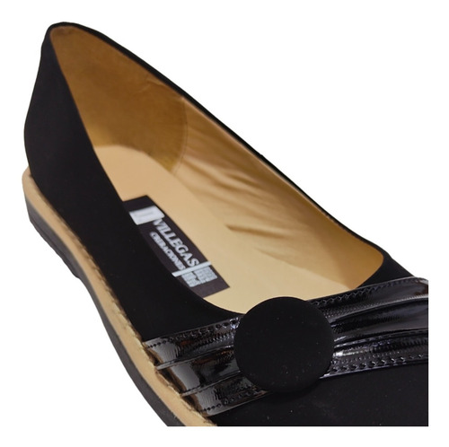 Imagen 6 de 8 de Zapato Escolar Botón Calzado Ligero Duradero Piso Valerina