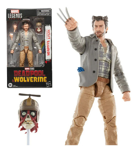 Deadpool & Wolverine Marvel Legends Headpool Logan Nuevo