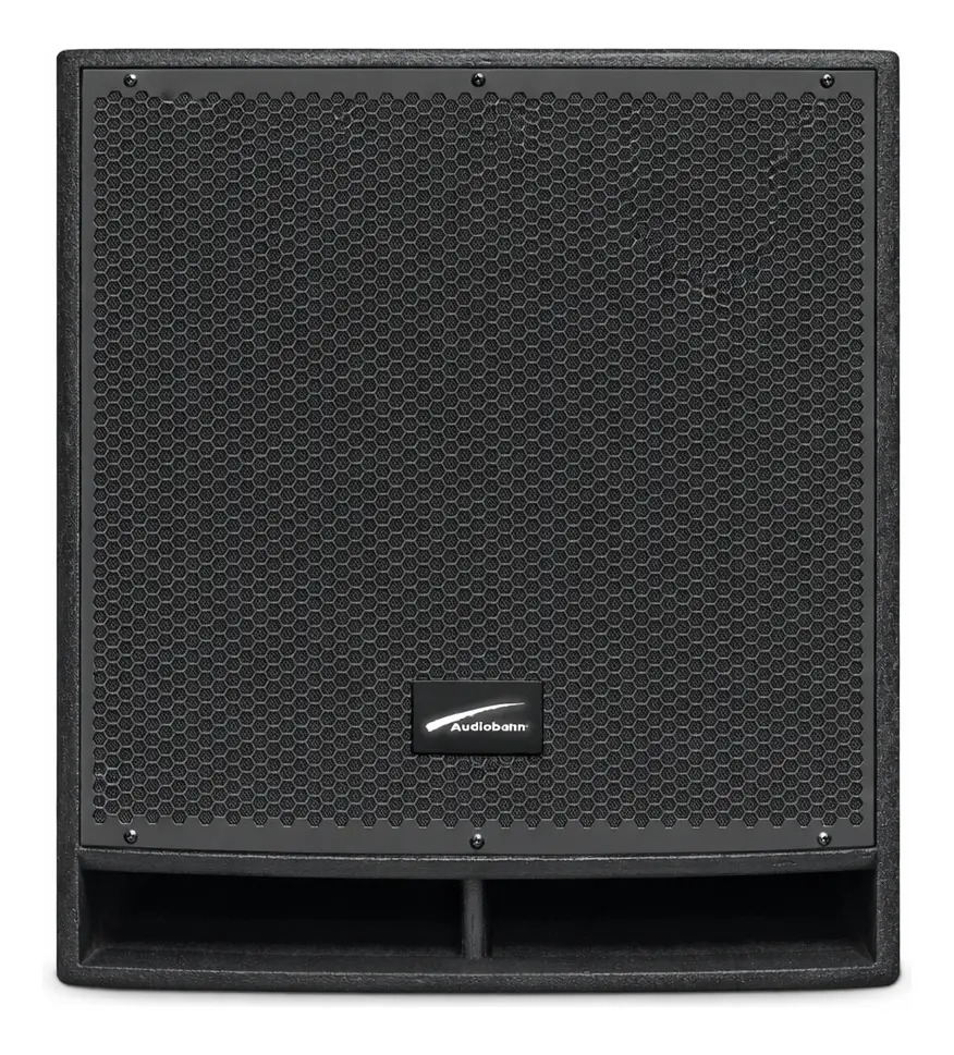 Subwoofer Profesional De 15puLG 1200w Audiobahn Resonance15 Negro