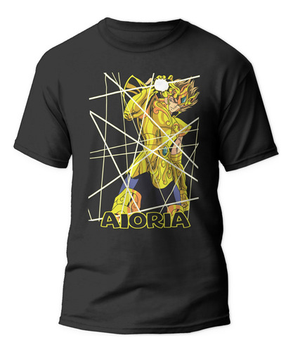 Polera Aioria Saint Seiya Caballeros Del Zodiaco Juvenil