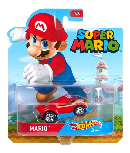 Mario Bros Super Mario Vehículo Hot Wheels 1:64 ¡ En Stock!