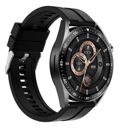 Smartwatch S6 Redondo Faz E Recebe Ligaçao Notificaçao Redes Pulseira Preto