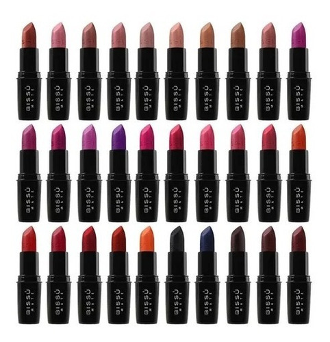 Coleccion Completa 30 Labiales Mate Bissu Ciudades Del Mundo