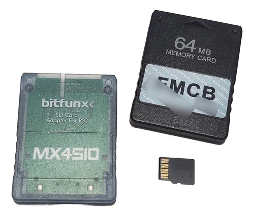 Memory Card Ps2 Playstation 2 Slim Funtuna Mx4sio Sd 128 Gb (Reacondicionado)