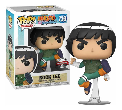 Funko Pop Rock Lee #739 Naruto Shippuden Exclusive Edition