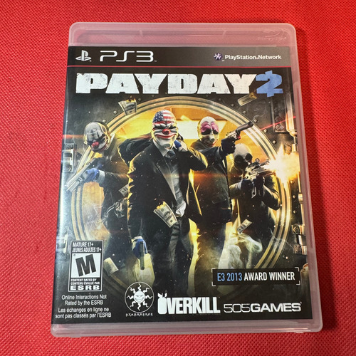 Payday 2 Play Station 3 Ps3 Original  A