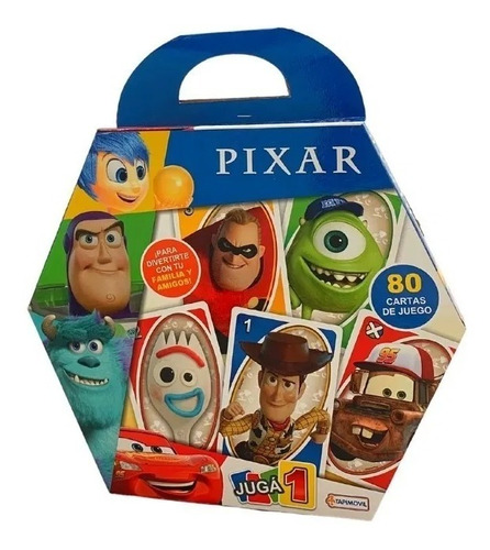 Juego De Cartas Uno Disney Pixar Original