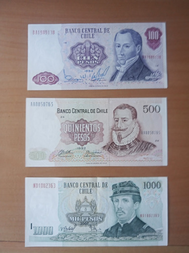 Billetes Chilenos