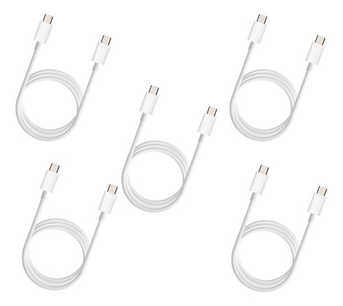 Kit De 5 Piezas Cable Tipo C A C 3a 1 Mt Carga Rapida /e