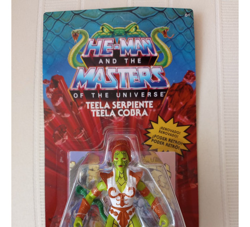 Motu Origins Rey Randor + Teela Serpiente (paq 2 Figuras)
