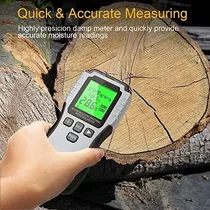 Comprar 1902 Medidor Humedad Madera Detector Tipo Pin Para Leña Lcd