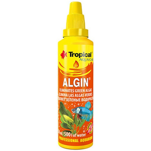 Antialgas Algin Para Acuarios Tropical 50 Ml