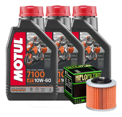 Kit Service Voge 650 Filtro Aceite Motul 7100 10w60 Avant