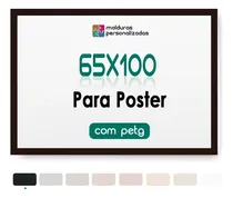 Comprar Moldura 65x100 Para Poster Gravura Arte Decoração Com Petg