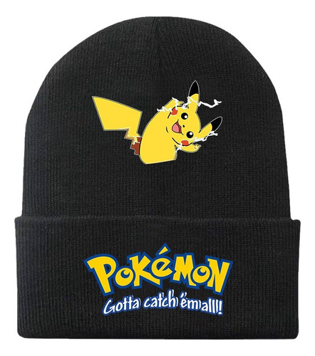 Gorro De Punto Cálido De Invierno, Gorro De Lana Con Estampa