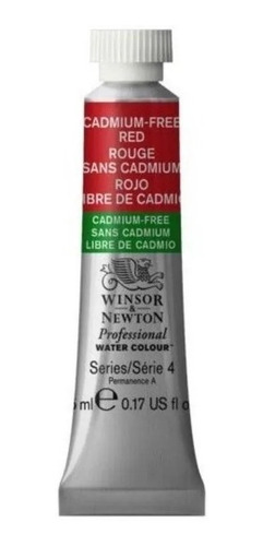 Acuarela Profesional Winsor And Newton Cadmium Free Red 901