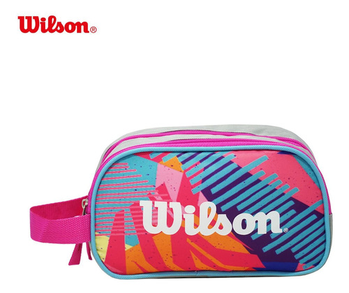 Cartuchera Estuche Wilson 65.05005 C/ Doble Cierre Y Manija