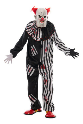 Disfraz De Payaso Feo Para Halloween Atrezzo Y Vestuario