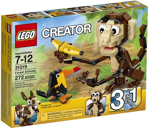 Lego Creator Animales Del Bosque 31019