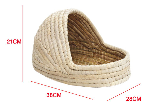 Juguete Para Masticar Cama De Casa De Tejido A Mano 3 Piezas