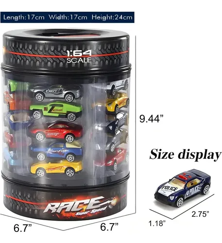Paquete De 25 Coches Miniatura Liberty Imports 1:64 Con